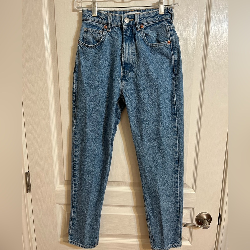 Zara Women's High Rise Denim Jeans